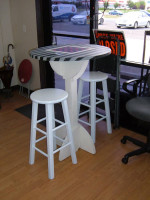 Handmade Table With Stools