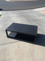 Resin Wicker Patio Coffee Table