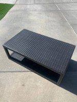 Resin Wicker Patio Coffee Table