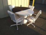 Round table and chairs