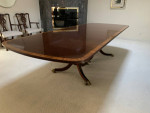 Classic Ethan Allen 18th Century Mahogany Table and 12 Chairs
