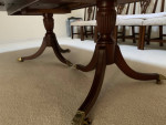 Classic Ethan Allen 18th Century Mahogany Table and 12 Chairs