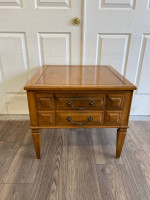 Single Solid Wood Mid Century End Table Stands