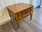 Single Solid Wood Mid Century End Table Stands