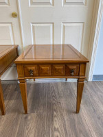 Solid Wood Matching Mid Century Table Set