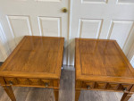 Solid Wood Matching Mid Century Table Set