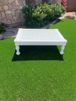 Large White Coffee Table