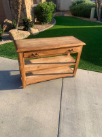 Rustic 1 Drawer Sofa Table