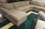 Large Broyhill Sectional Sofa with Chaise