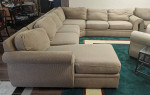 Large Broyhill Sectional Sofa with Chaise