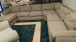 Large Broyhill Sectional Sofa with Chaise