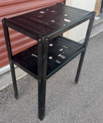 Metal table end table cocktail bar
