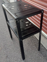 Metal table end table cocktail bar