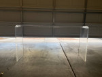 Clear Acrylic Console Table