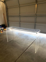 Clear Acrylic Console Table