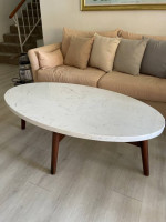 Coffee Table ~ Marble Mid-century