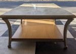 Marge Carson Limestone Coffee table in Excellent Condition.