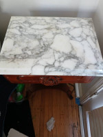 Antique end table