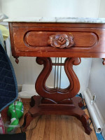 Antique end table