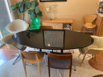 Eames Segmented oval table / confernece  herman miller granite top