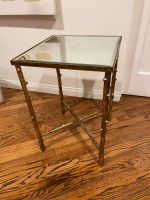 Gold Mirrored Side Table OBO