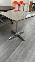 Aluminum Square or Round Table. Bistro Table, Cafe Table, Dining Table