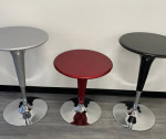 24" Adjustable Swivel Bar Table, Cocktail Tables - 3 colors available