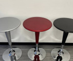 24" Adjustable Swivel Bar Table, Cocktail Tables - 3 colors available