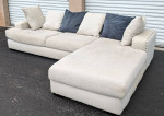 Sofa with Chaise Lounger