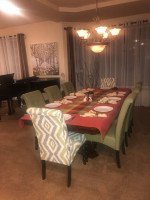 Dining Table, Chairs, and Buffet