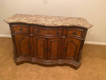 Dining Table, Chairs, and Buffet