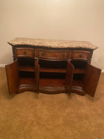 Dining Table, Chairs, and Buffet