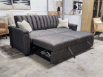 New! Brown Convertible Sleeper Sofa