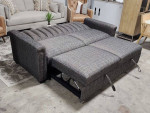 New! Brown Convertible Sleeper Sofa