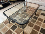 Beautiful Metal & Glass Coffee Table