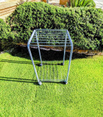 Light Rolling Metal Service Trolley Tray Table Rolling Instrument Cart