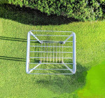 Light Rolling Metal Service Trolley Tray Table Rolling Instrument Cart