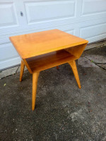 Heywood Wakefield Mid-Century Modern Magazine Side Table, Near Mint!