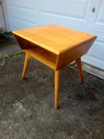 Heywood Wakefield Mid-Century Modern Magazine Side Table, Near Mint!