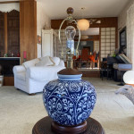 Ralph Lauren Blue & White 20" Porcelain Ginger Jar Table Lamp
