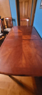 Kitchen Table, Dining table Pine table with 6 chairs