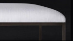 RH NICHOLAS FABRIC OTTOMAN - COFFEE TABLE • ITALIAN TEXTURE LINEN WEAVE WHITE