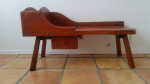 Antique Redwood Cobblers Table