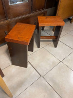 2-Rustic Side Table- Bench Seat- Plant Stand