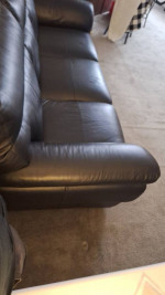 Raymour & Flanigan Leather Sofa for Sale
