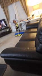 Raymour & Flanigan Leather Sofa for Sale