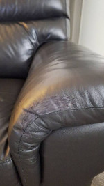 Raymour & Flanigan Leather Sofa for Sale