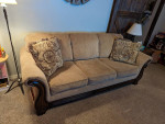 Matching sleeper sofa and loveseat
