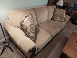 Matching sleeper sofa and loveseat