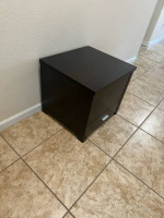 Hidden compartment side table
